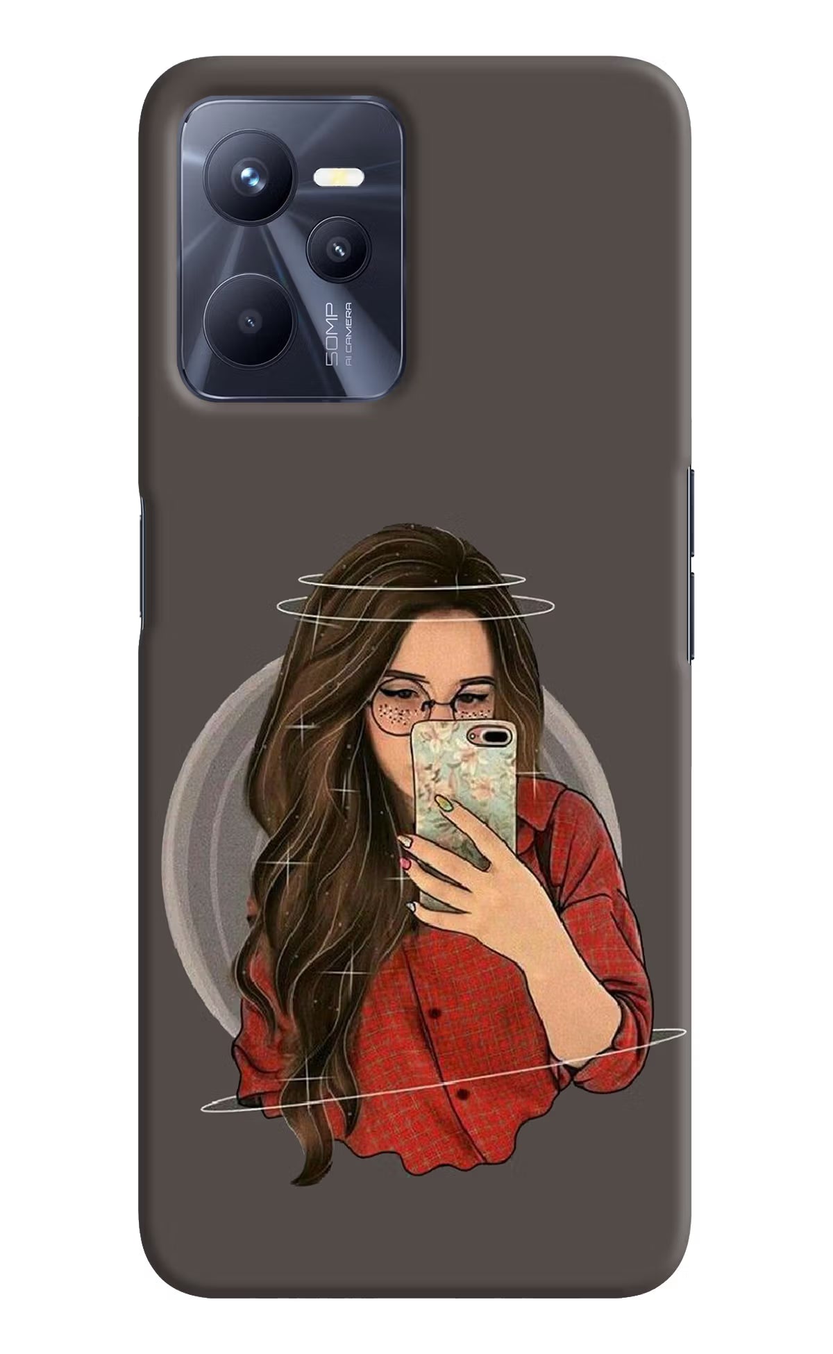 Selfie Queen Realme C35 Hard Case Back Cover by Casekaro