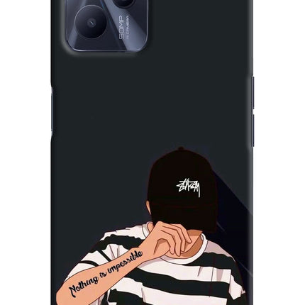 Aesthetic Boy Realme C35 Hard Case Back Cover by Casekaro
