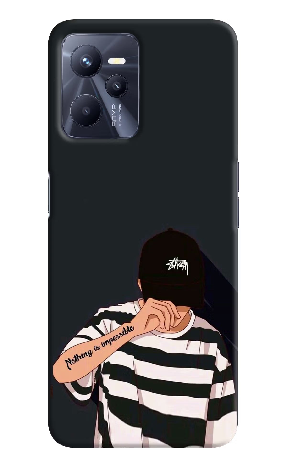 Aesthetic Boy Realme C35 Hard Case Back Cover by Casekaro