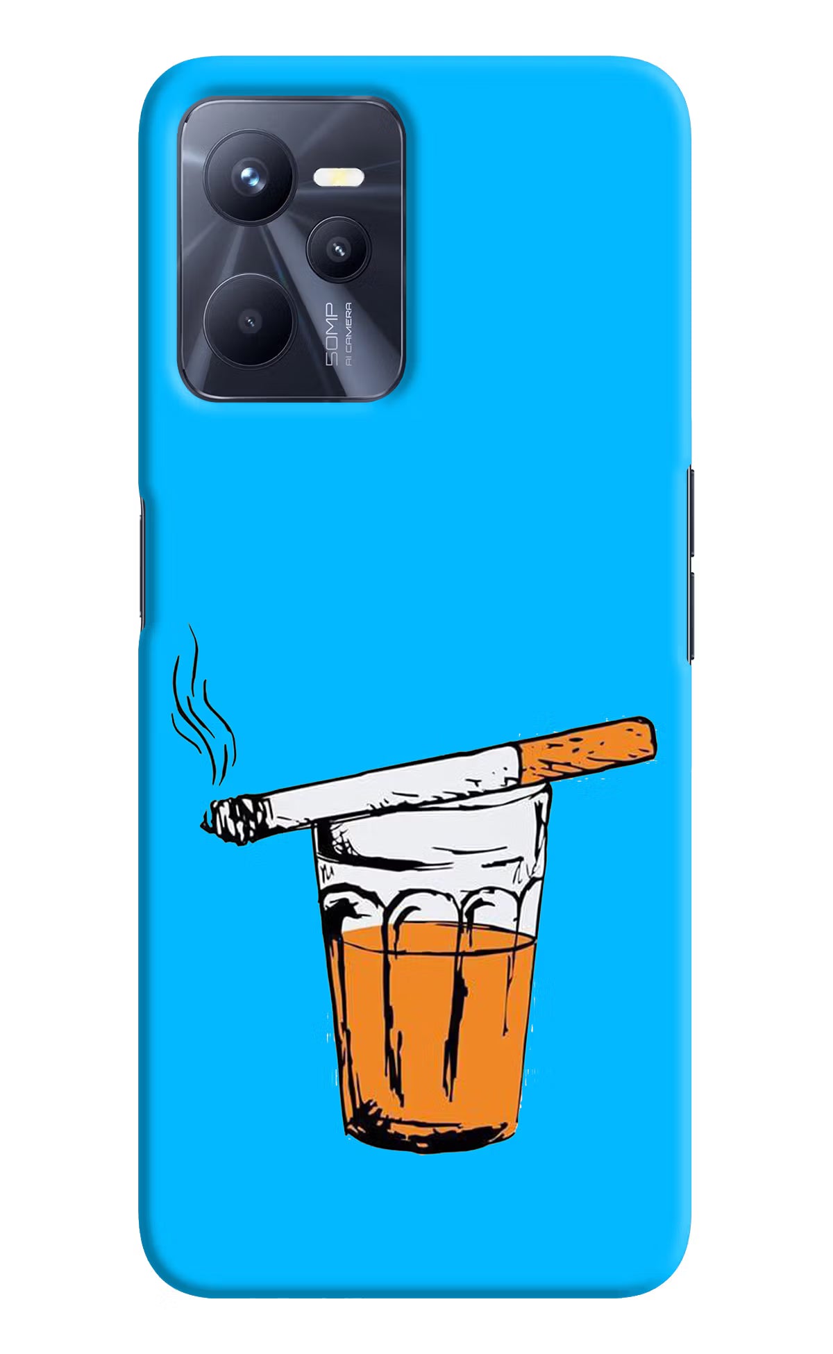 Chai Sutta Realme C35 Hard Case Back Cover by Casekaro