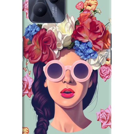 Pretty Girl Realme C35 Hard Case Back Cover by Casekaro