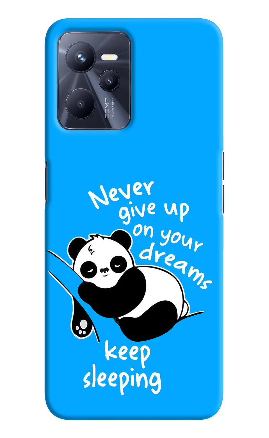 Keep Sleeping Realme C35 Back Cover, Hard case