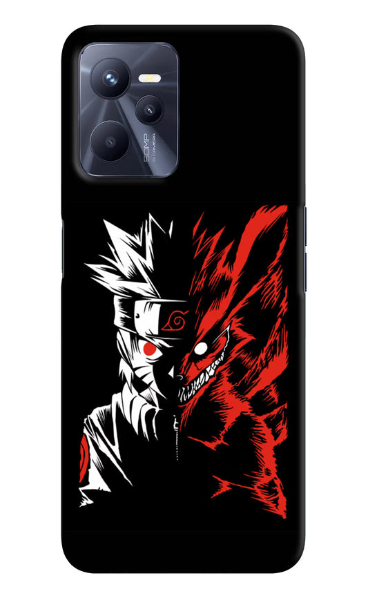 Naruto Two Face Realme C35 Hard Case Back Cover by Casekaro