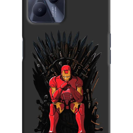 Ironman Throne Realme C35 Hard Case Back Cover by Casekaro