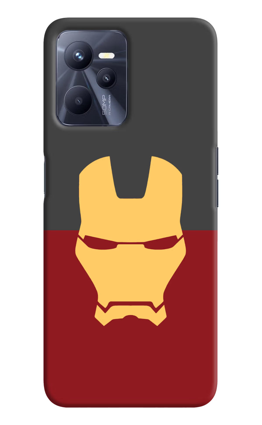 Ironman Realme C35 Back Cover, Hard case
