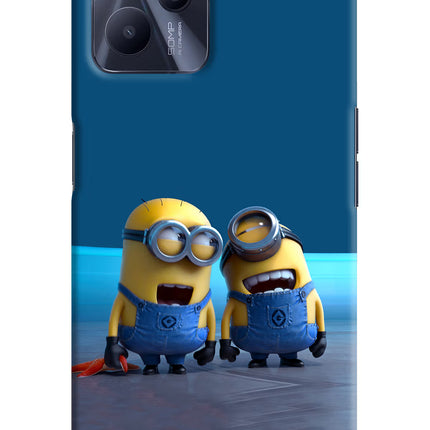 Minion Laughing Realme C35 Hard Case Back Cover by Casekaro