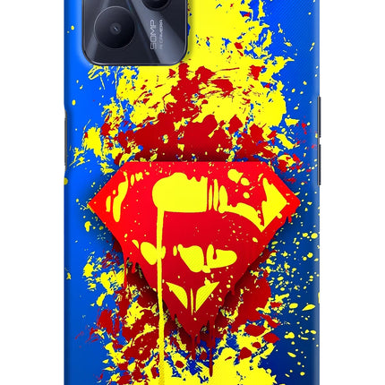 Superman logo Realme C35 Hard Case Back Cover by Casekaro