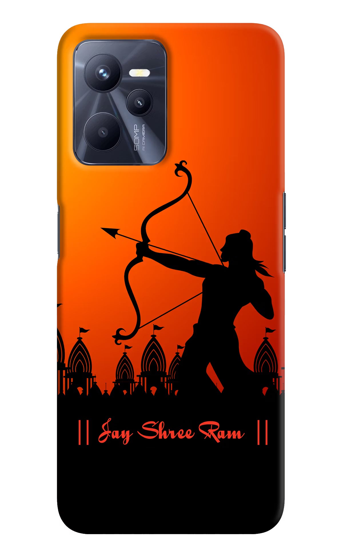 Lord Ram - 4 Realme C35 Hard Case Back Cover by Casekaro