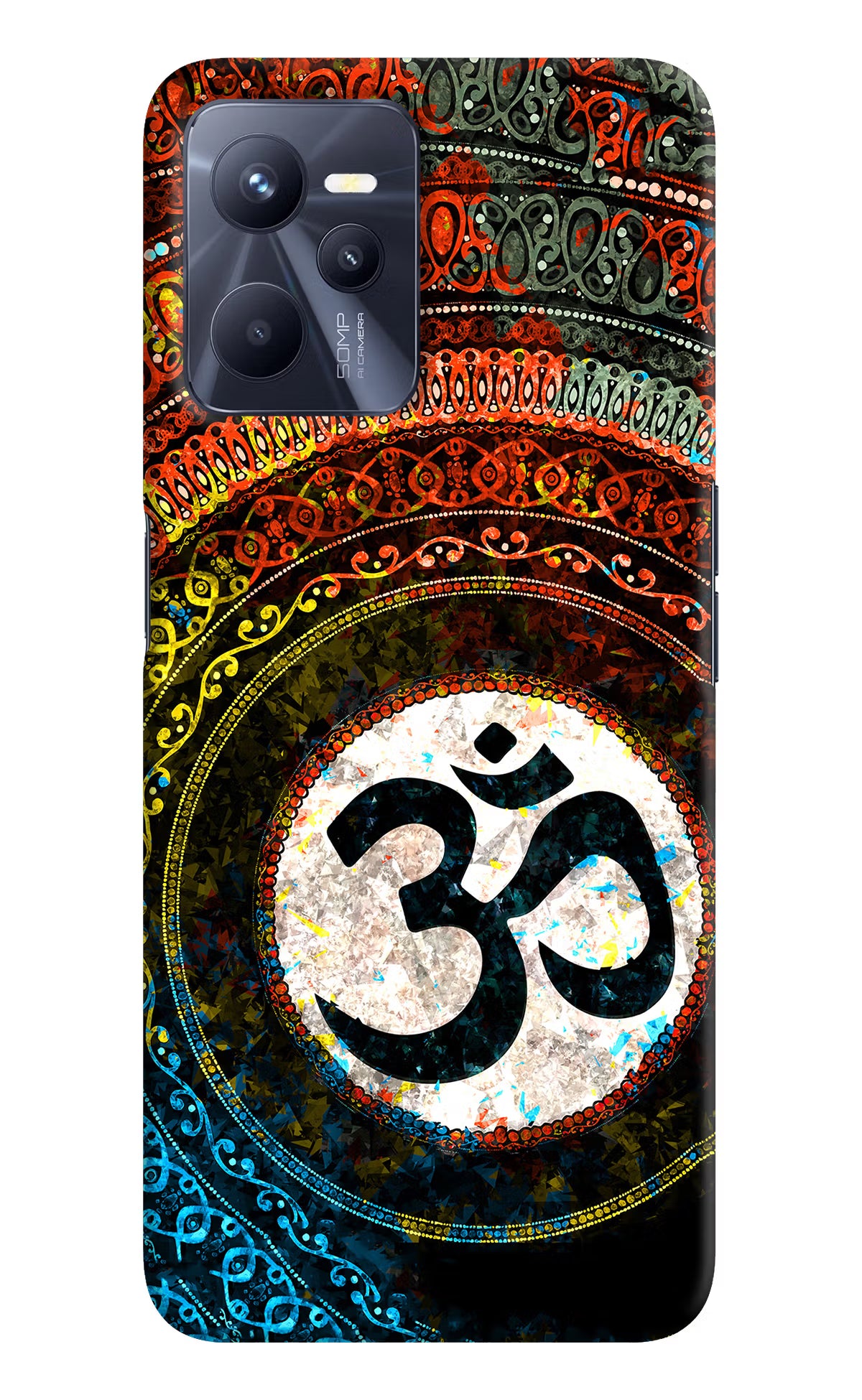 Om Cultural Realme C35 Hard Case Back Cover by Casekaro