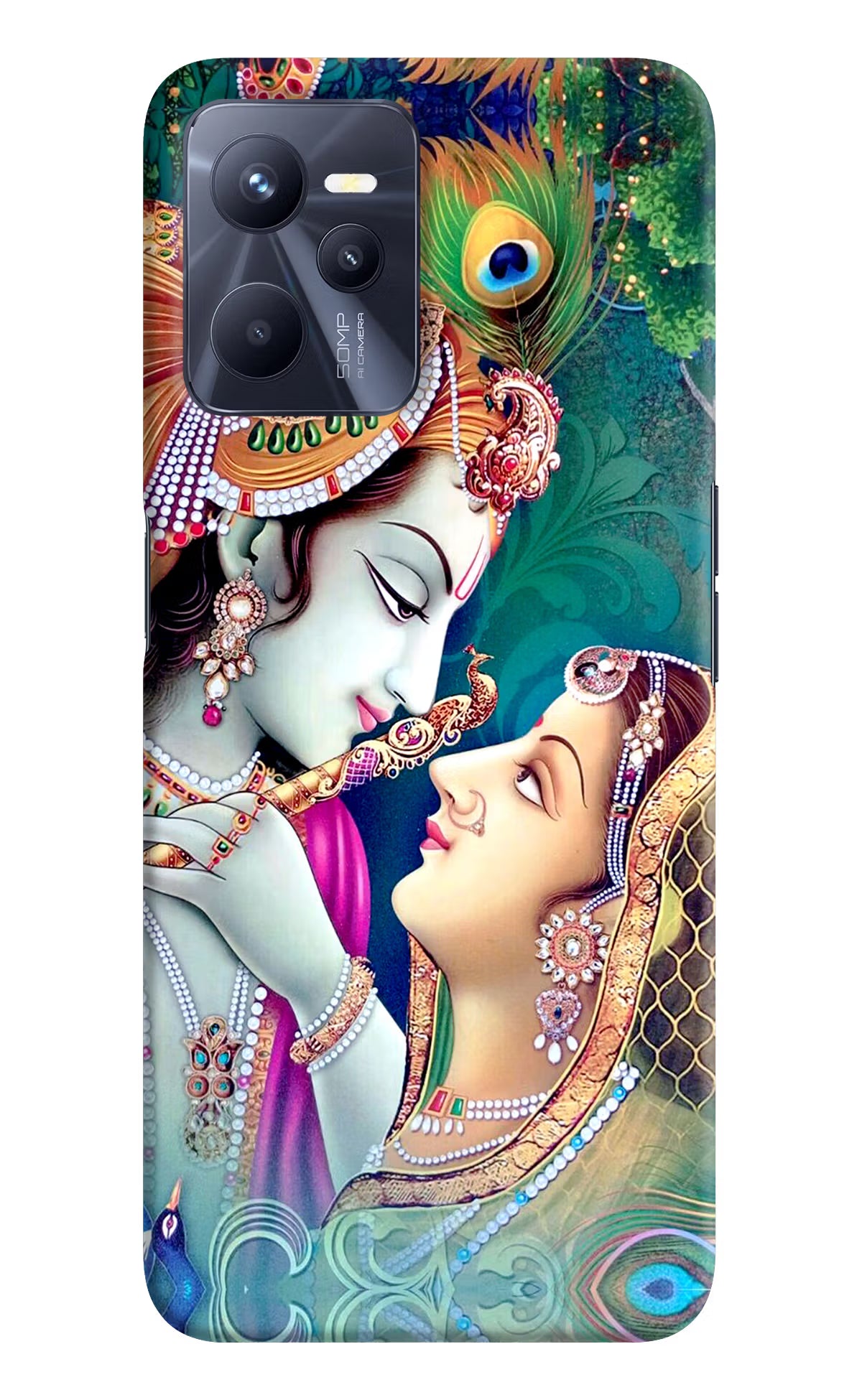 Lord Radha Krishna Realme C35 Hard Case Back Cover by Casekaro