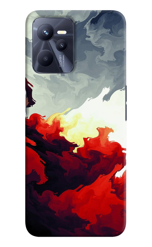 Fire Cloud Realme C35 Hard Case Back Cover by Casekaro