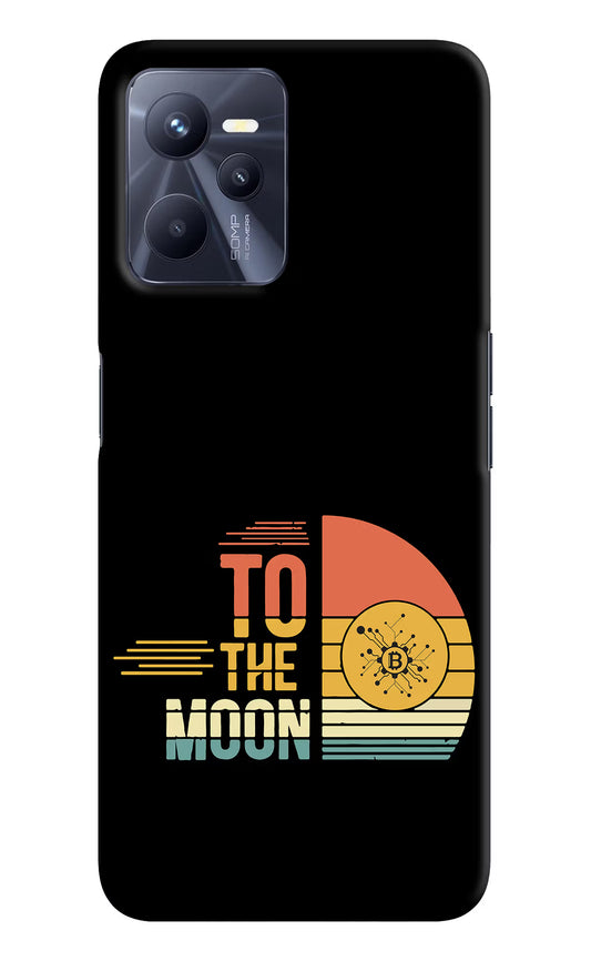 To the Moon Realme C35 Hard Case Back Cover by Casekaro