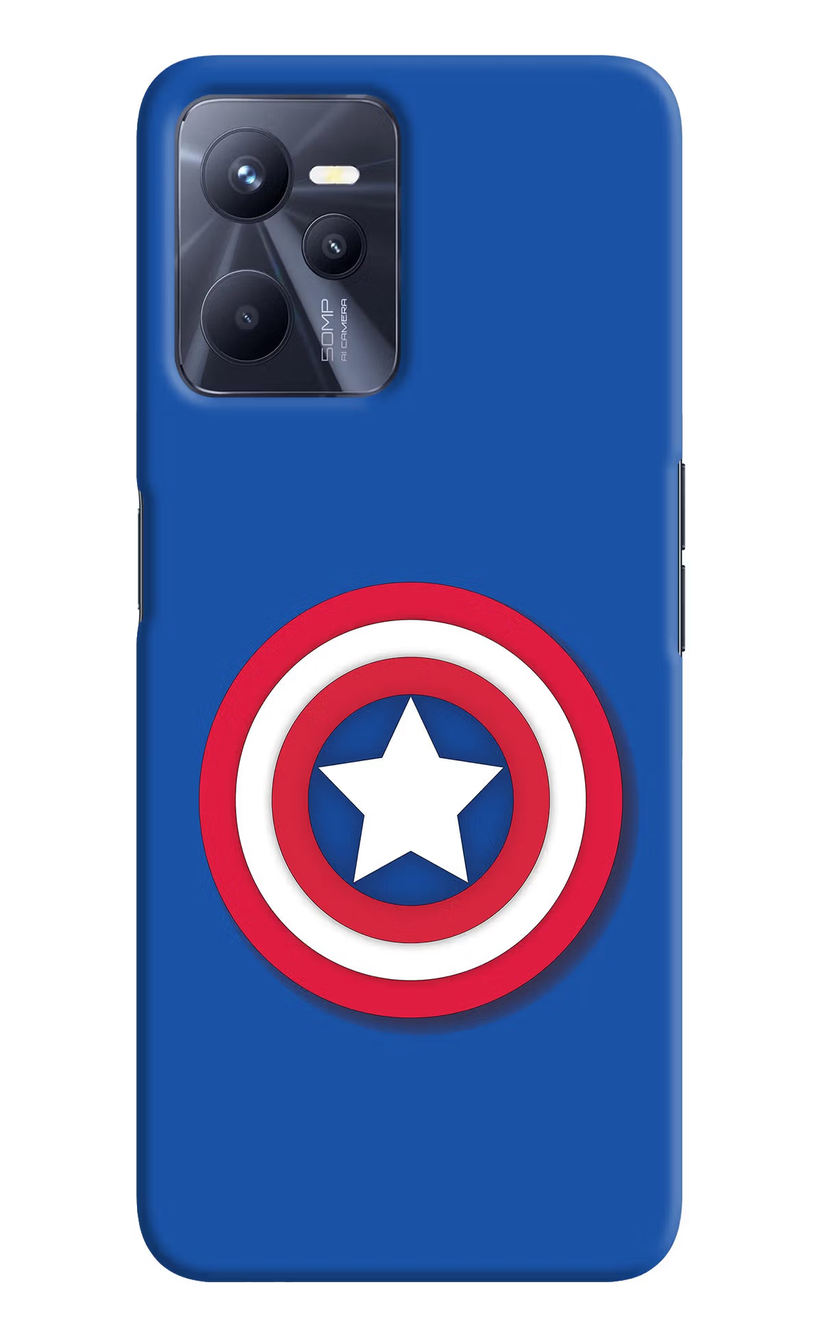 Shield Realme C35 Hard Case Back Cover by Casekaro