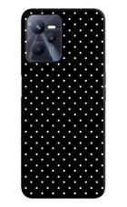 White Dots Realme C35 Hard Case Back Cover by Casekaro