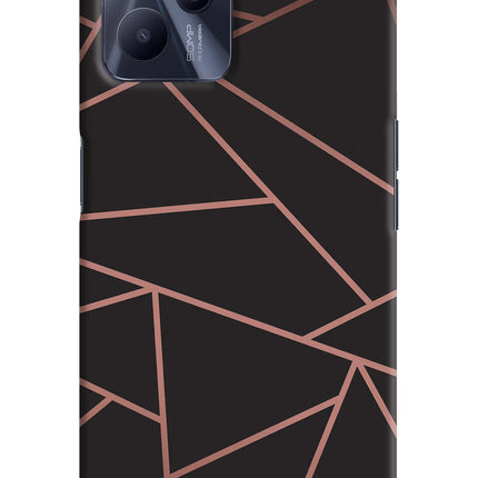 Geometric Pattern Realme C35 Hard Case Back Cover by Casekaro