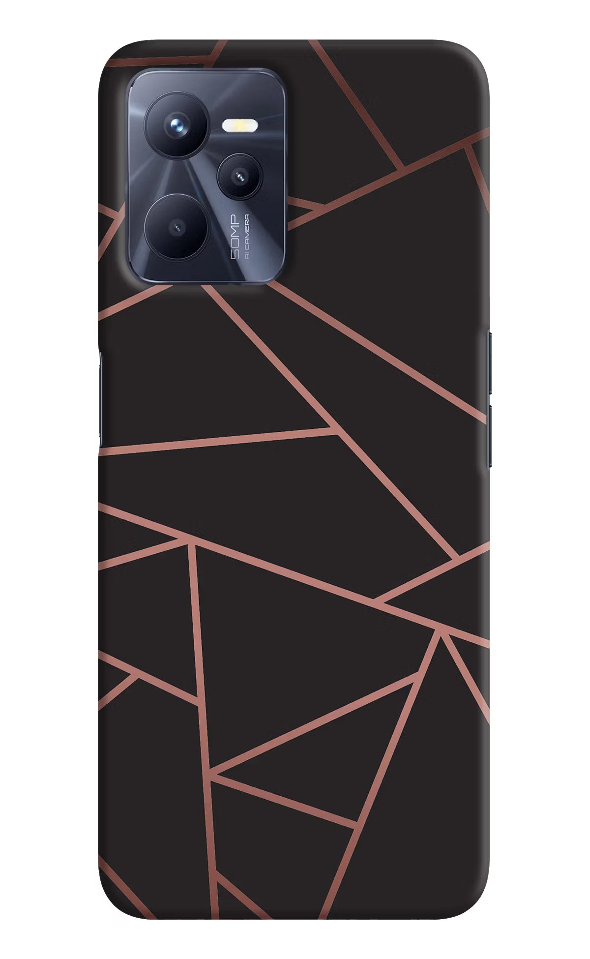 Geometric Pattern Realme C35 Hard Case Back Cover by Casekaro