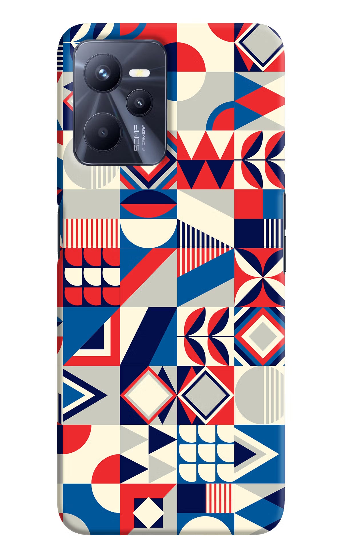 Colorful Pattern Realme C35 Hard Case Back Cover by Casekaro