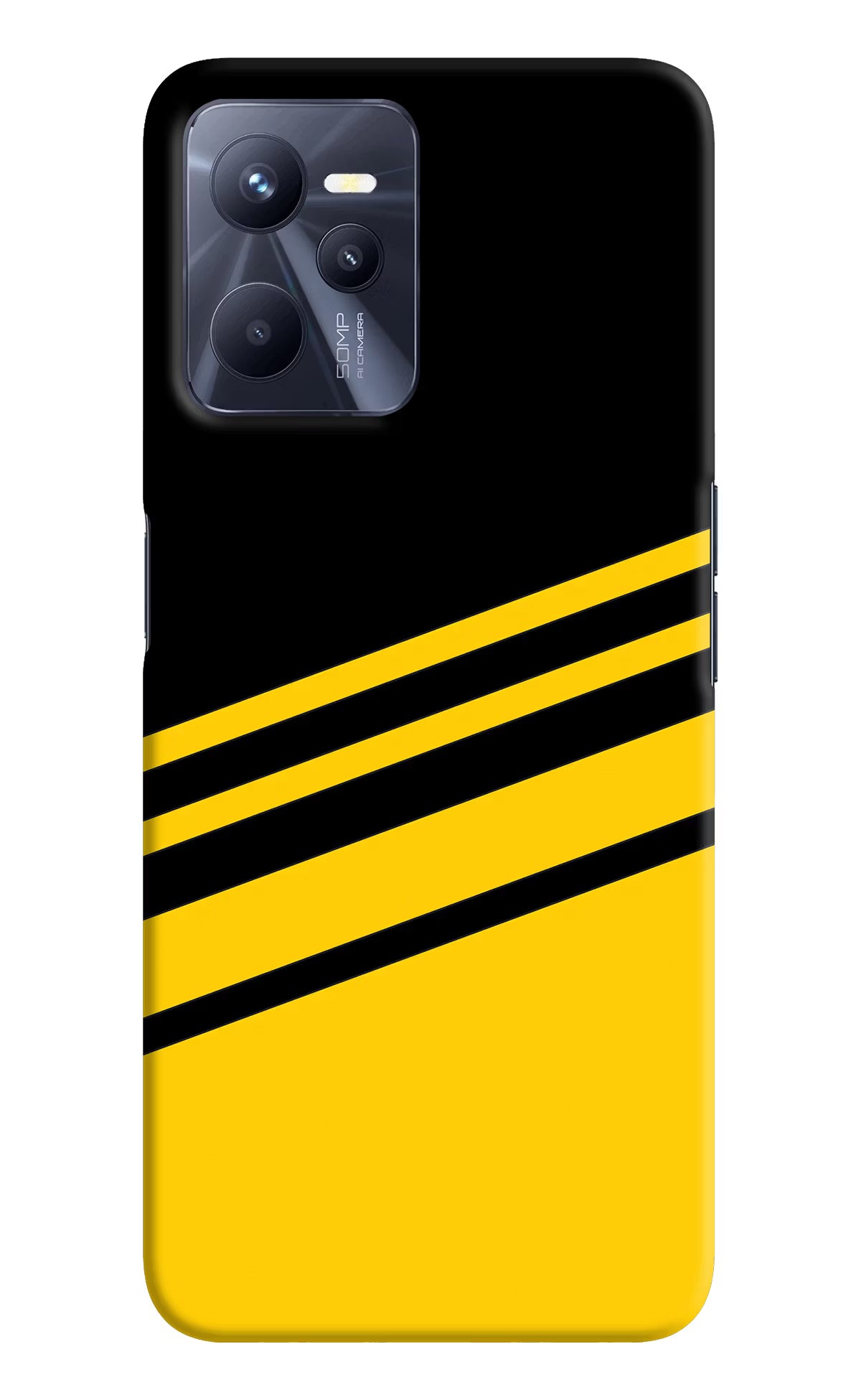 Yellow Shades Realme C35 Hard Case Back Cover by Casekaro