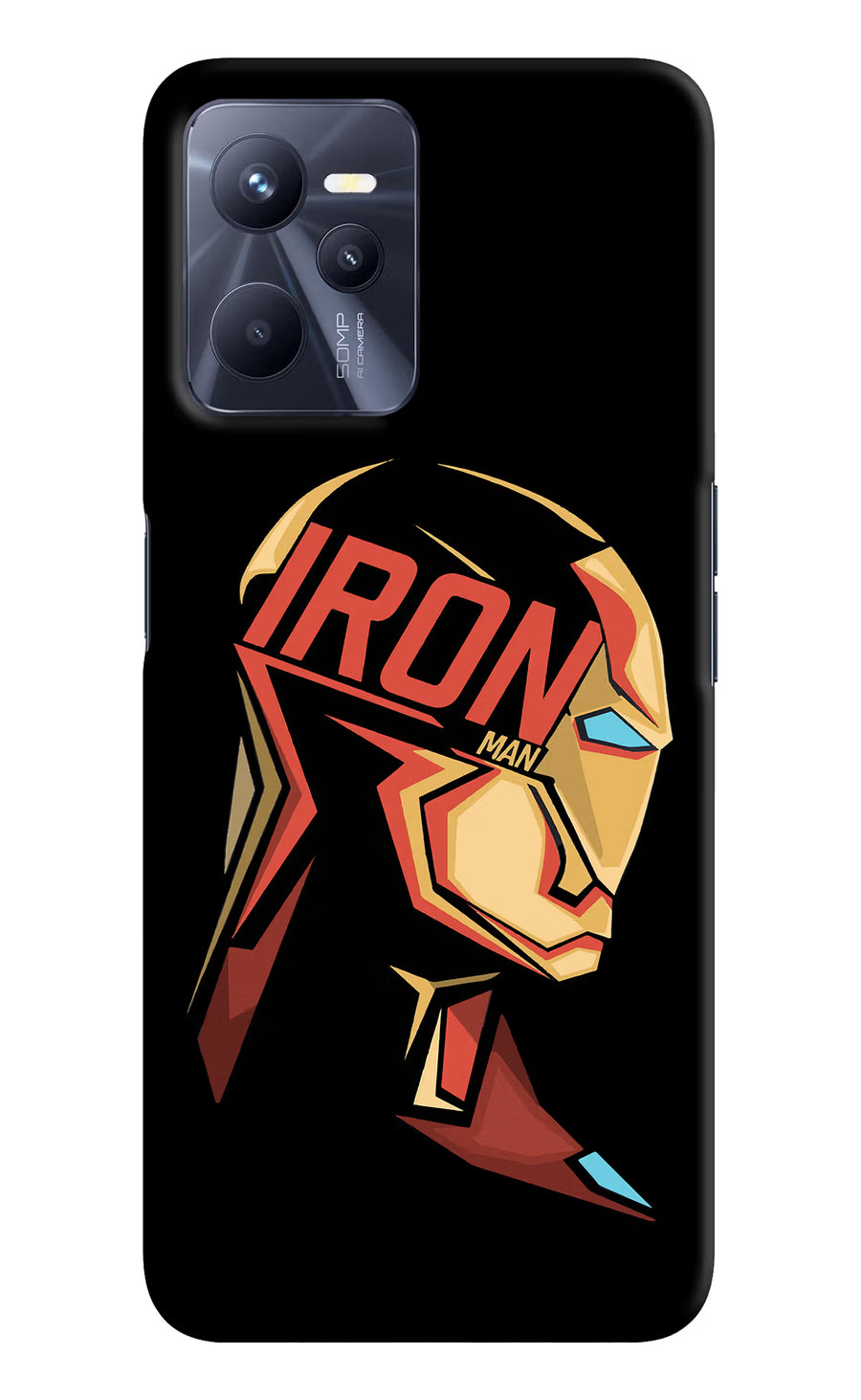 IronMan Realme C35 Back Cover, Hard case