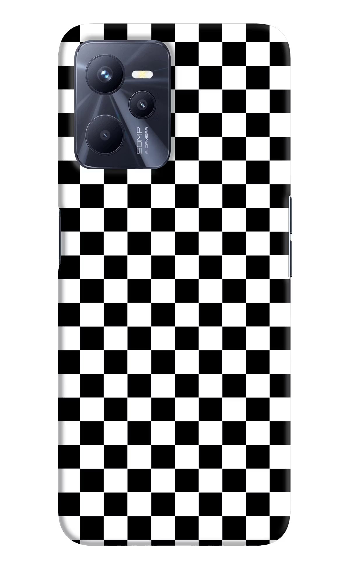 Chess Board Realme C35 Hard Case Back Cover by Casekaro