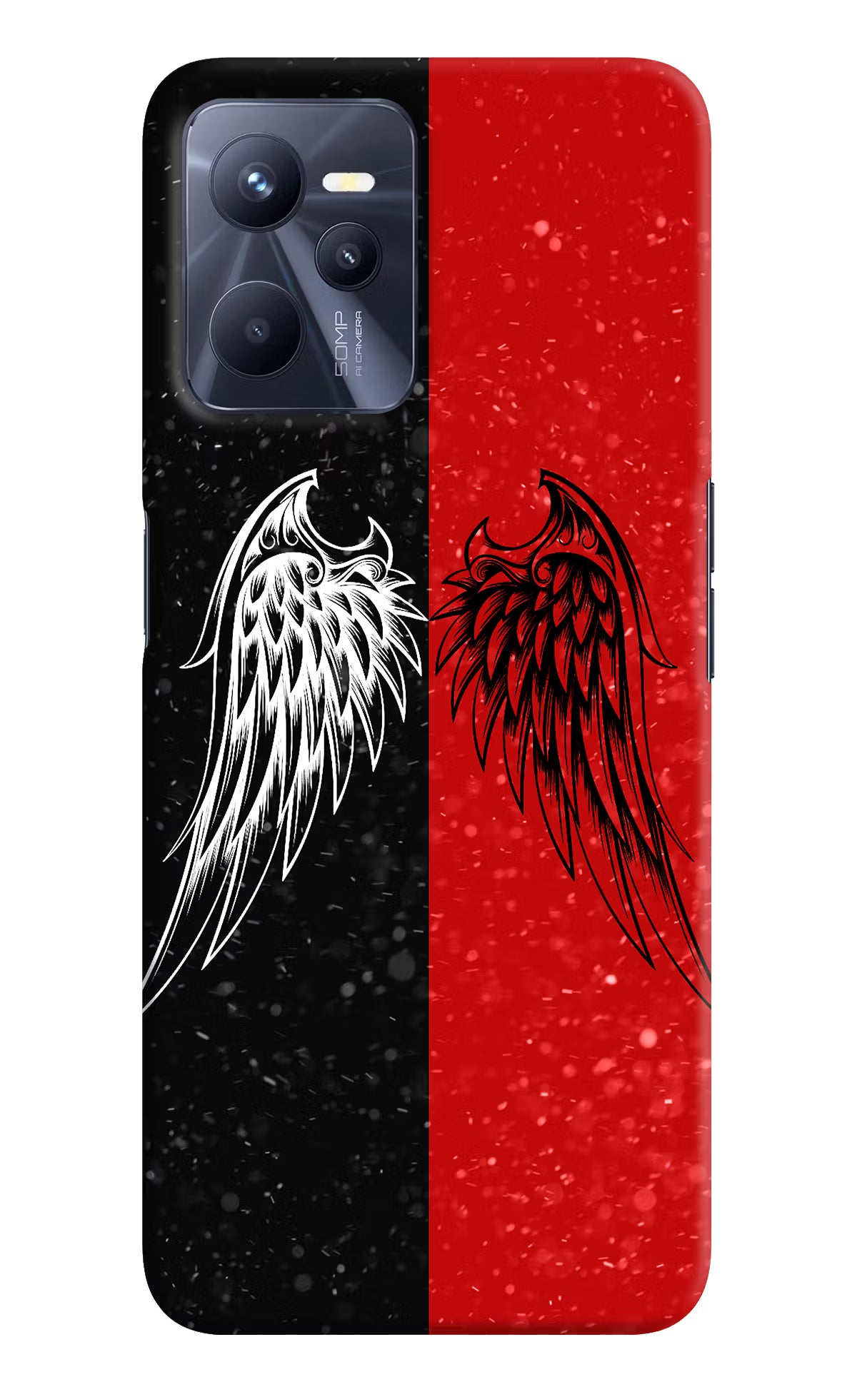 Wings Realme C35 Hard Case Back Cover by Casekaro