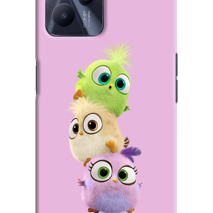 Cute Little Birds Realme C35 Hard Case Back Cover by Casekaro