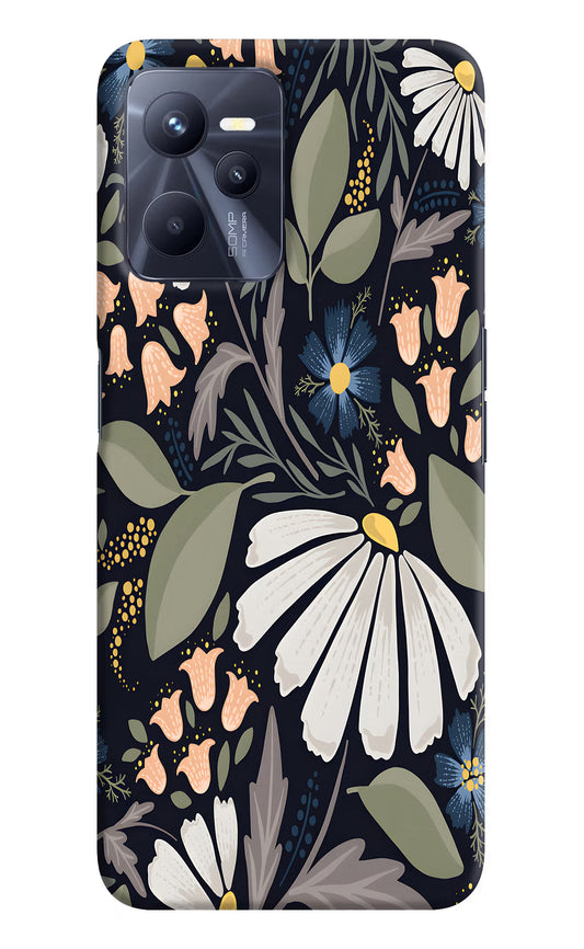 Flowers Art Realme C35 Hard Case Back Cover by Casekaro