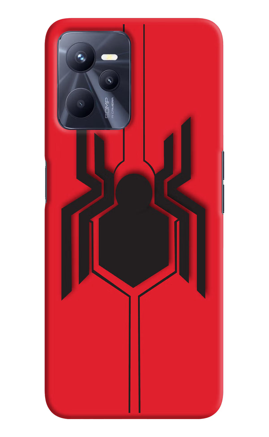 Spider Realme C35 Back Cover, Hard case