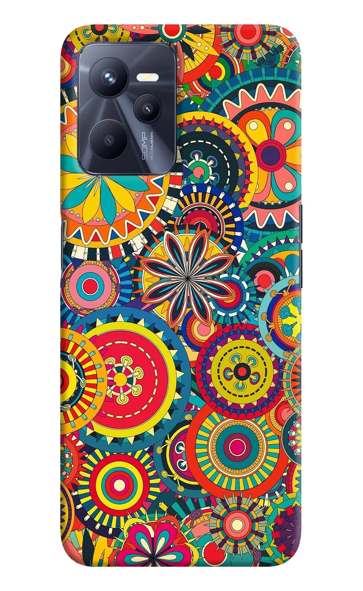 Gol Gol Art Realme C35 Hard Case Back Cover by Casekaro