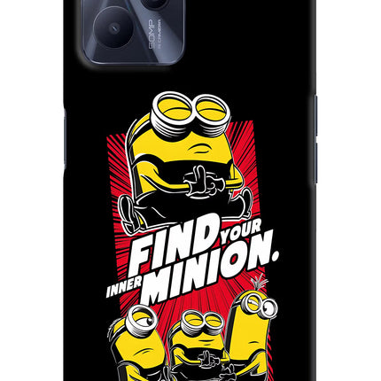 Find your inner Minion Realme C35 Hard Case Back Cover by Casekaro