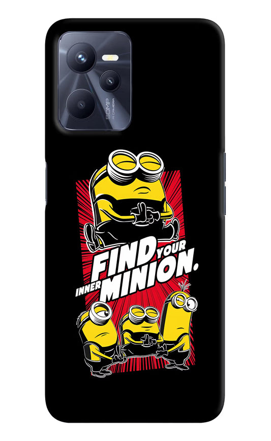 Find your inner Minion Realme C35 Hard Case Back Cover by Casekaro