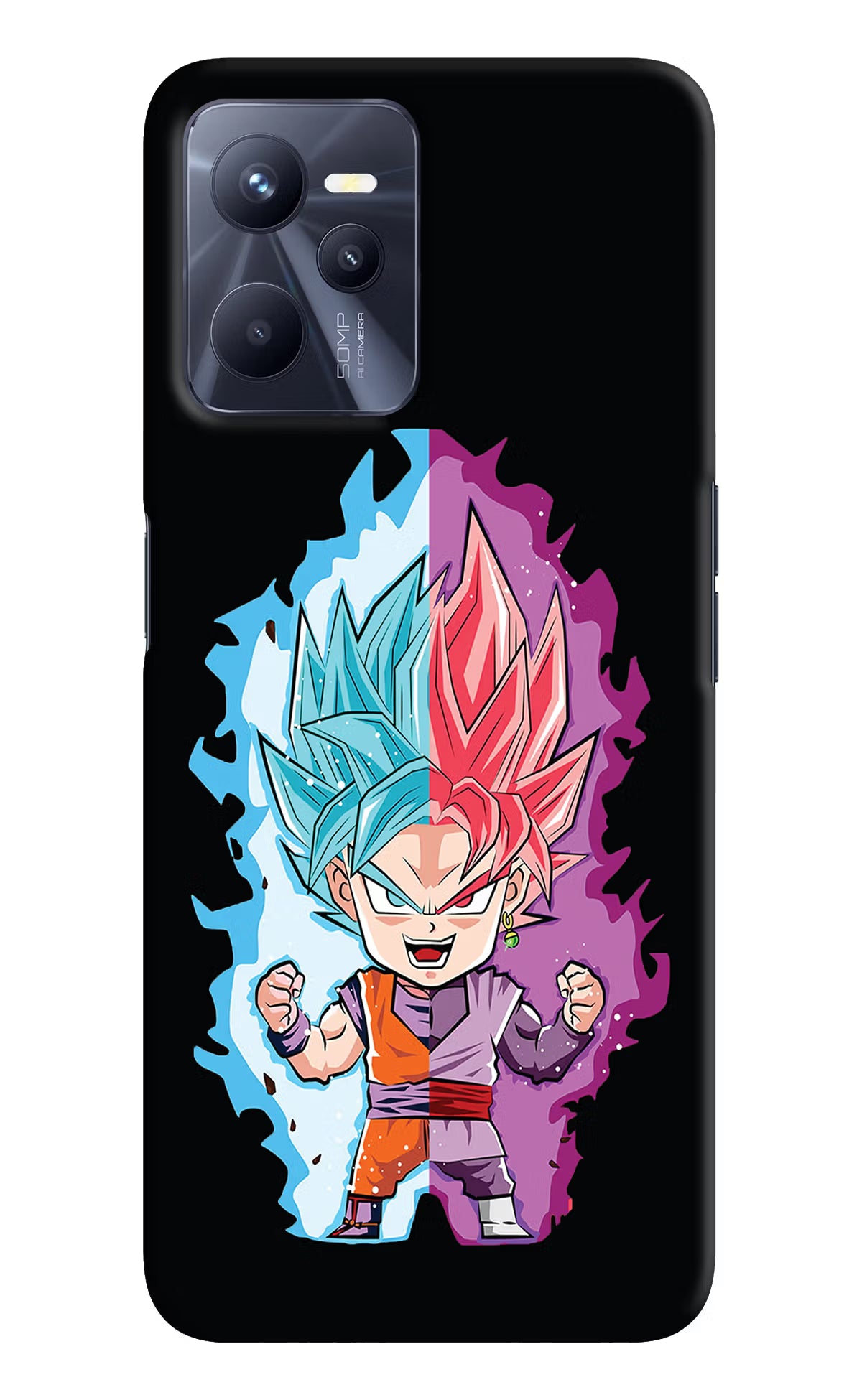 Chota Goku Realme C35 Hard Case Back Cover by Casekaro