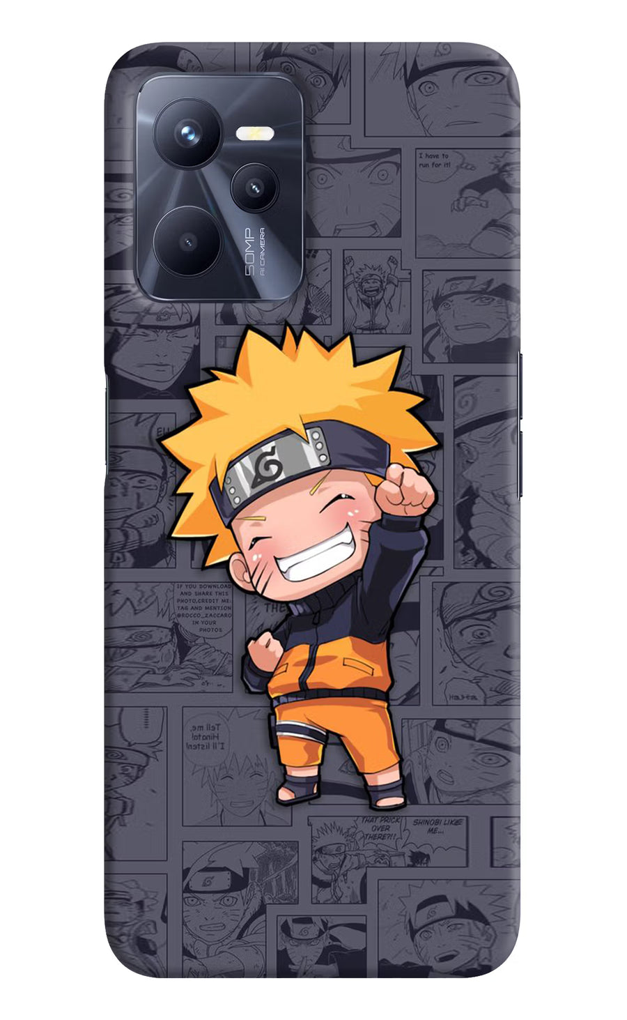 Chota Naruto Realme C35 Back Cover, Hard case
