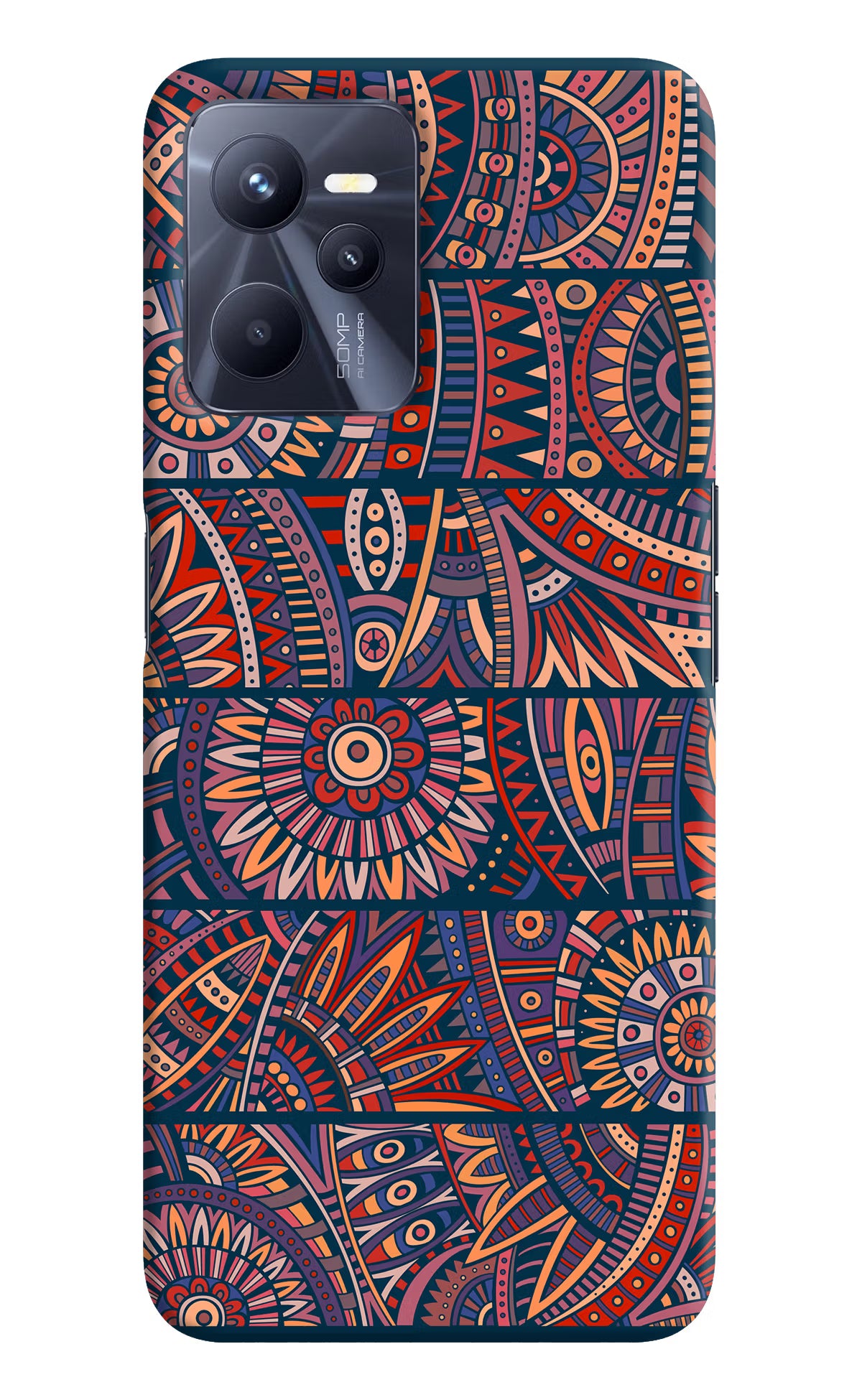 African Culture Design Realme C35 Hard Case Back Cover by Casekaro