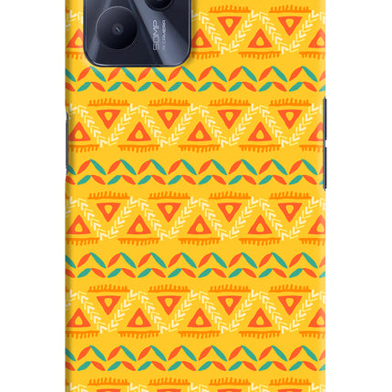 Tribal Pattern Realme C35 Hard Case Back Cover by Casekaro