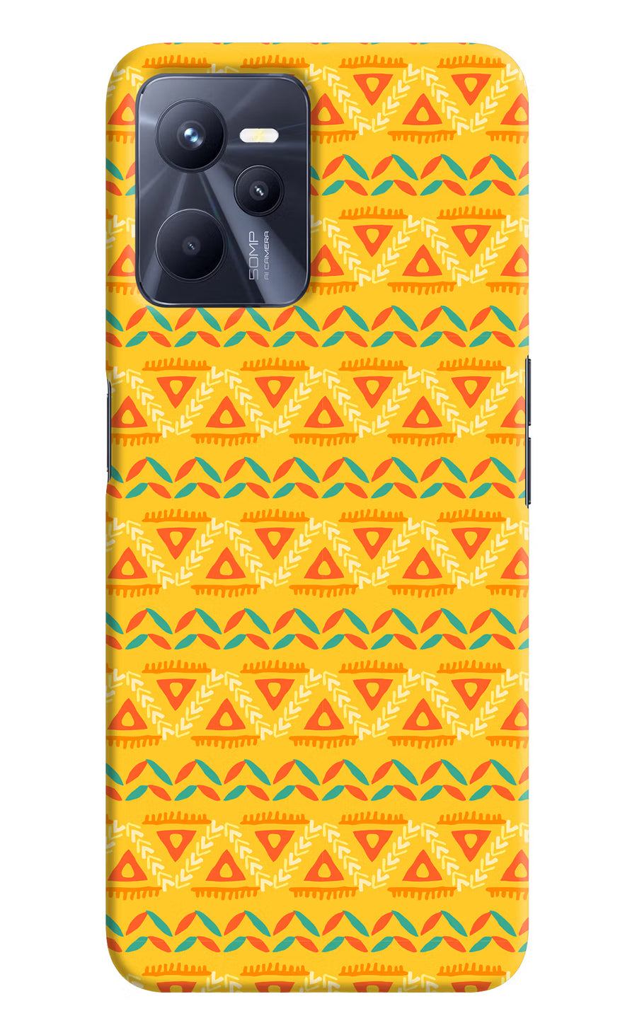 Tribal Pattern Realme C35 Back Cover, Hard case