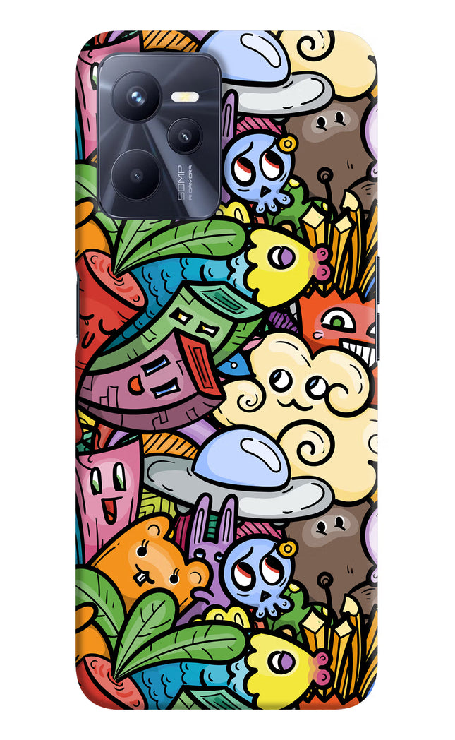 Veggie Doodle Realme C35 Hard Case Back Cover by Casekaro