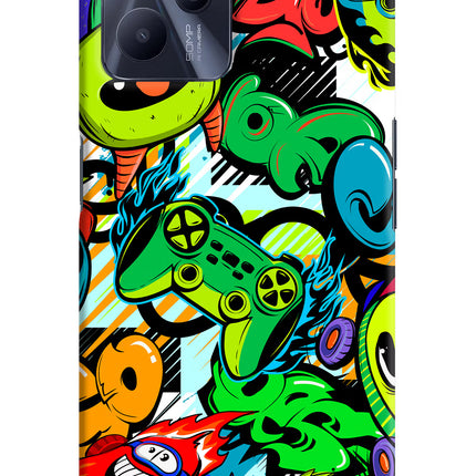 Game Doodle Realme C35 Hard Case Back Cover by Casekaro