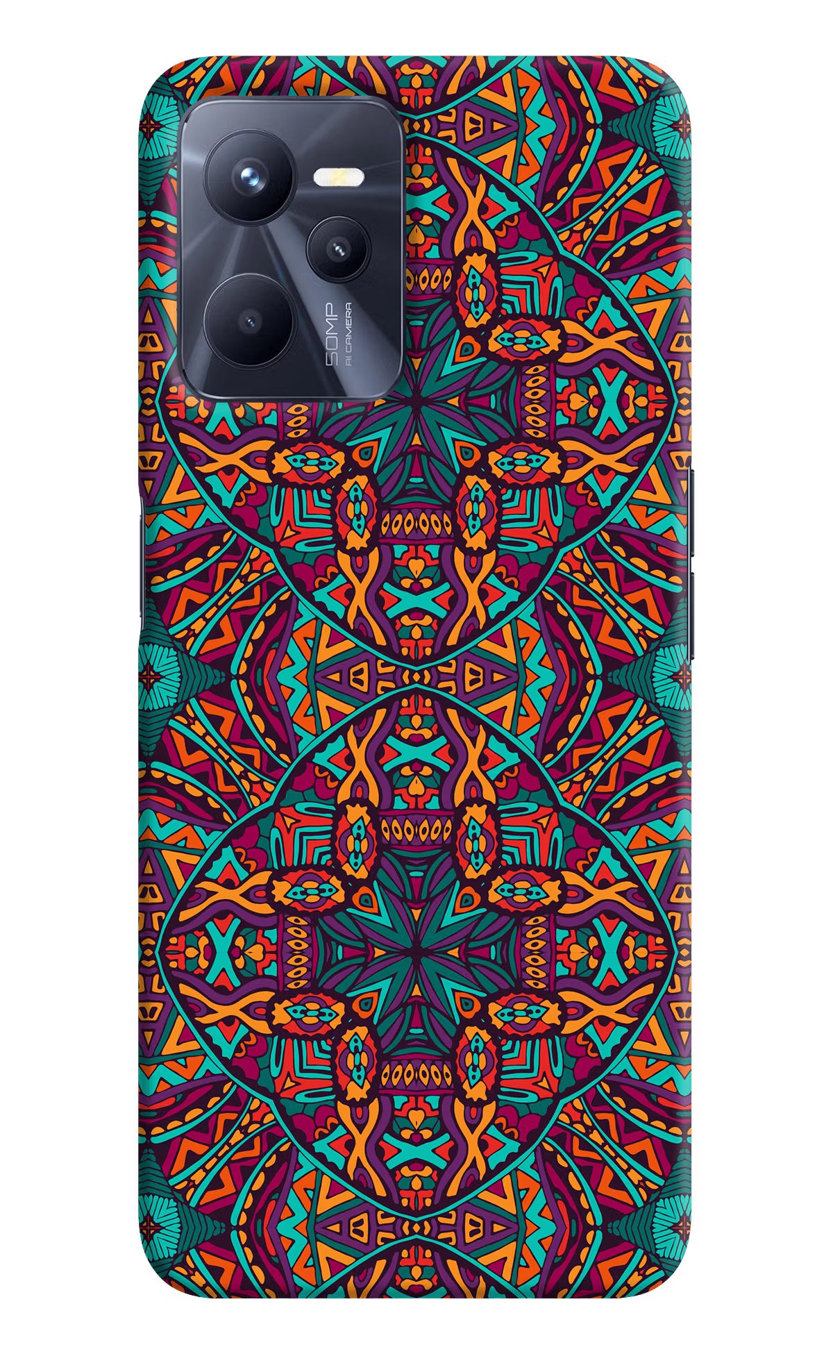 Colour Mandala Realme C35 Hard Case Back Cover by Casekaro
