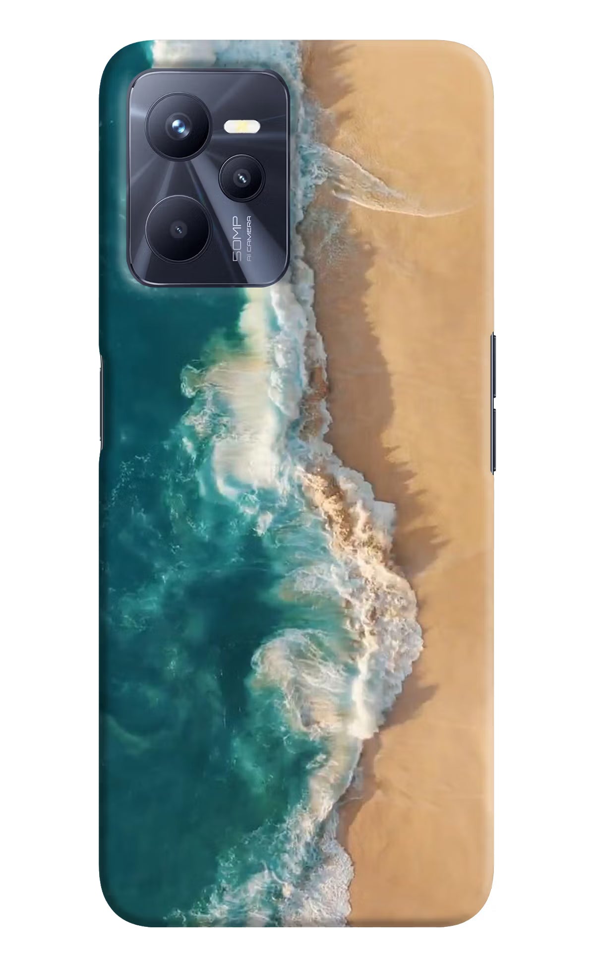 Ocean Beach Realme C35 Hard Case Back Cover by Casekaro