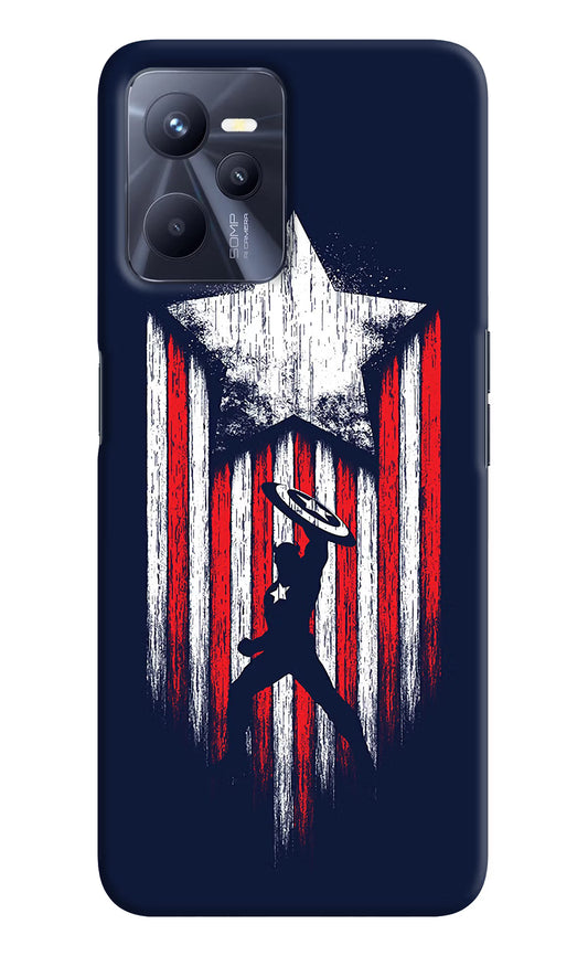Captain America Marvel Art Realme C35 Hard Case Back Cover by Casekaro
