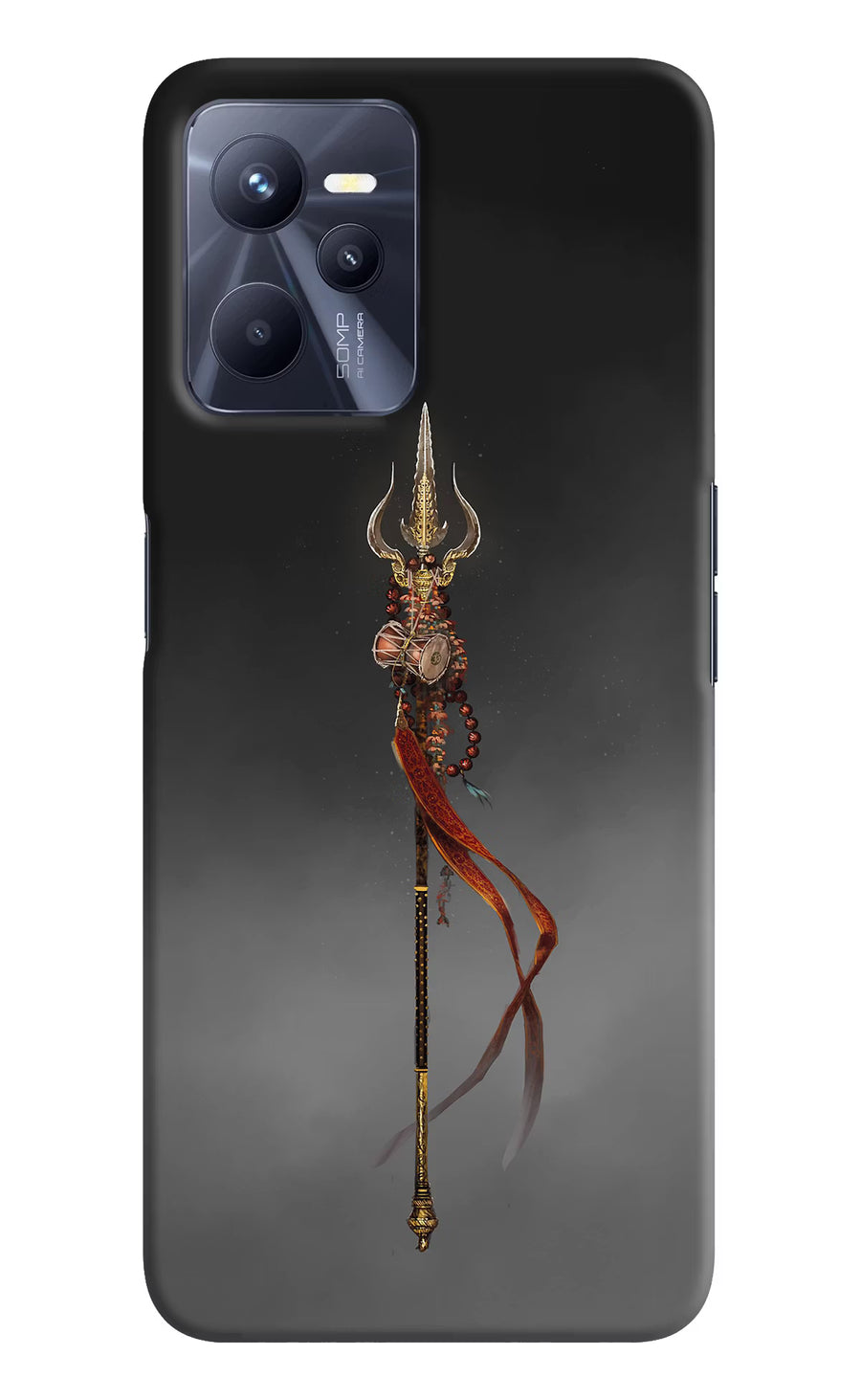 Shiv Trishul Realme C35 Back Cover, Hard case