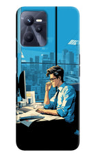 Focused Hustler (AI Generated) Realme C35 Hard Case Back Cover by Casekaro