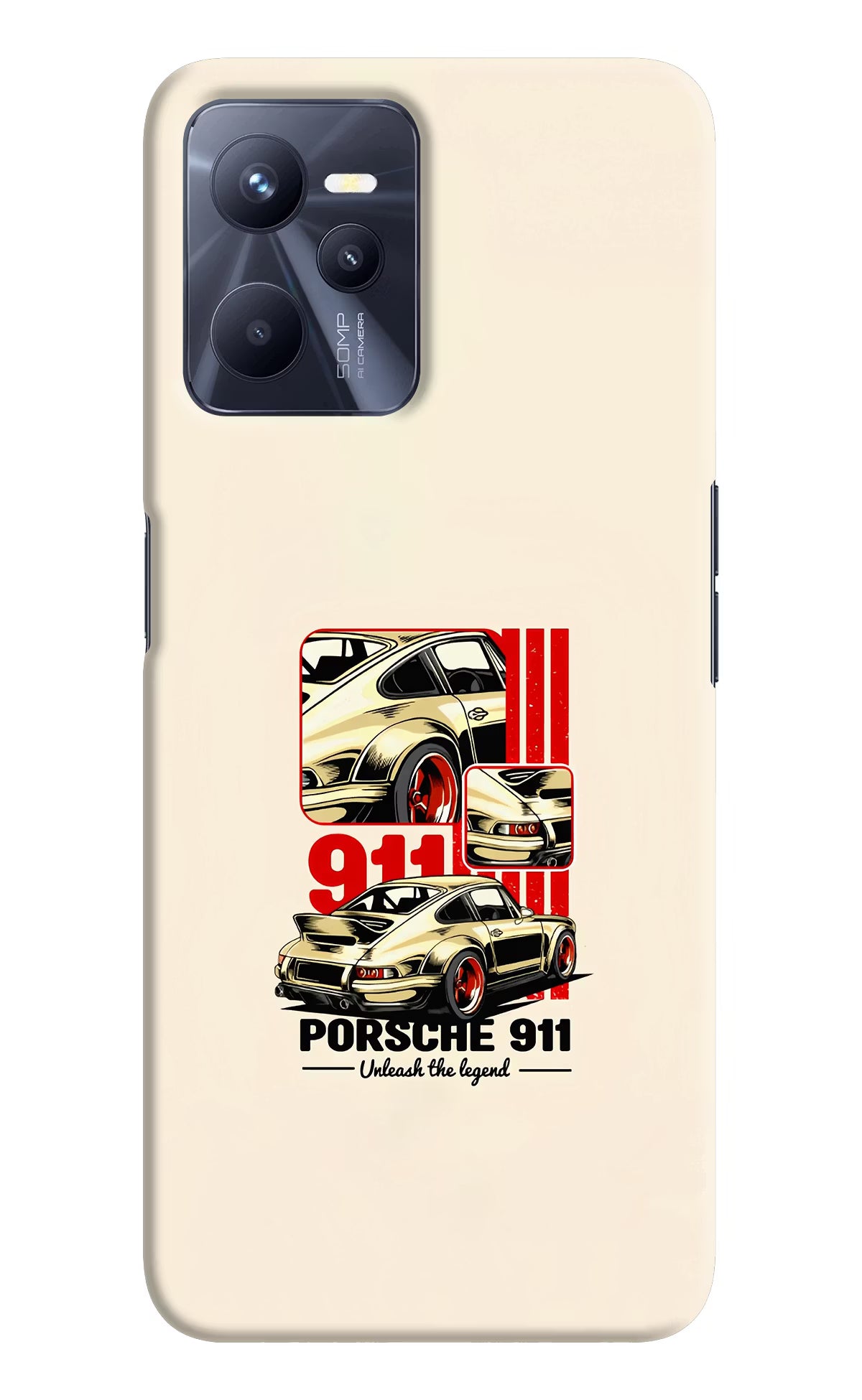 Classic Porsche 911 Realme C35 Hard Case Back Cover by Casekaro