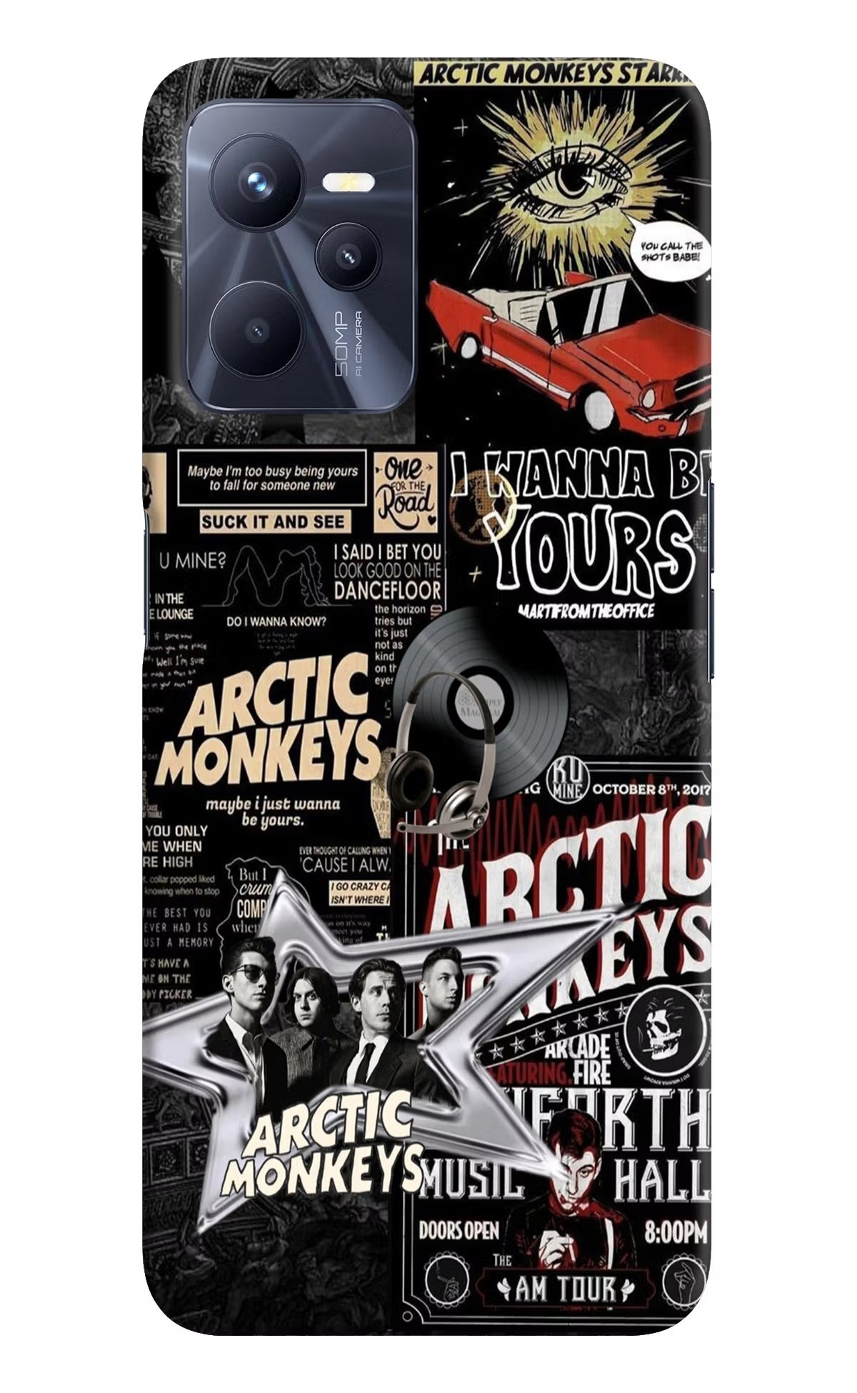 Arctic Monkeys Realme C35 Hard Case Back Cover by Casekaro