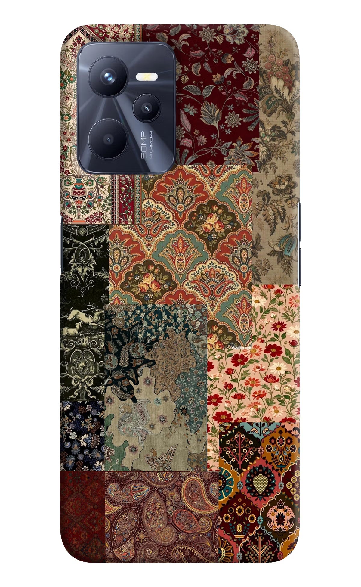 Desi Print Realme C35 Hard Case Back Cover by Casekaro