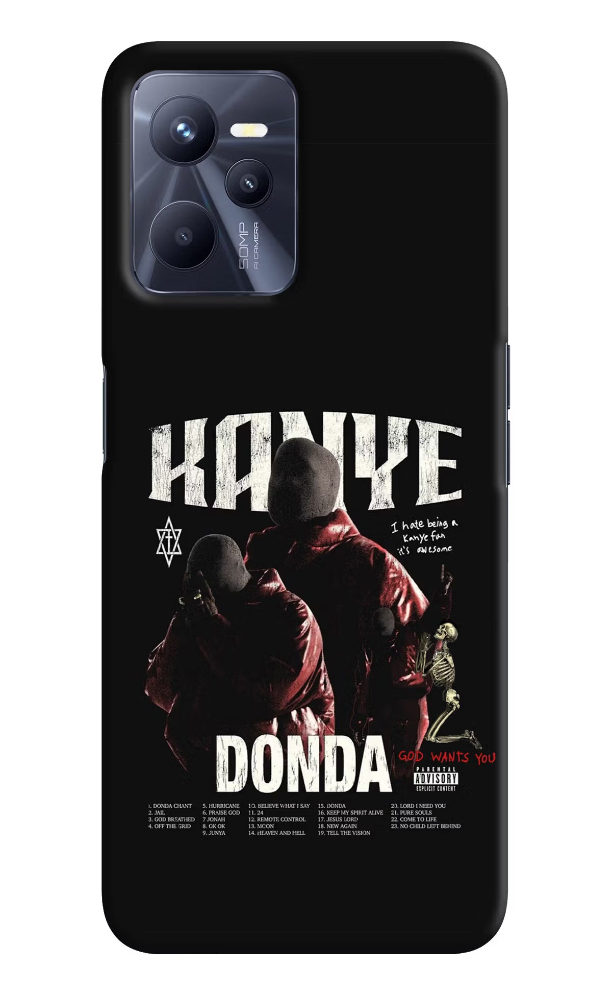 Donda Kanye West Realme C35 Hard Case Back Cover by Casekaro