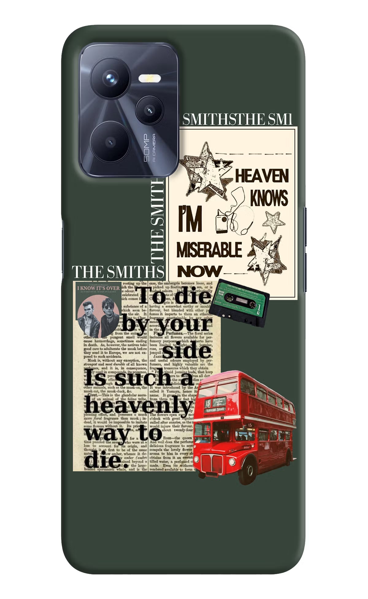 The Smiths Realme C35 Hard Case Back Cover by Casekaro