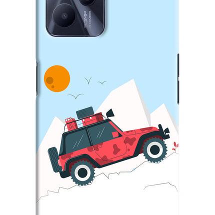 Mountain Trail Beast Realme C35 Hard Case Back Cover by Casekaro