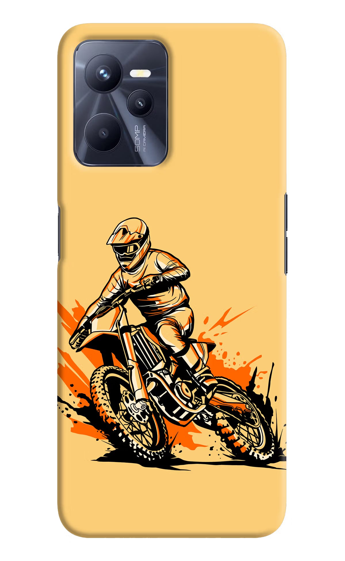 Off-Road Fury Realme C35 Hard Case Back Cover by Casekaro